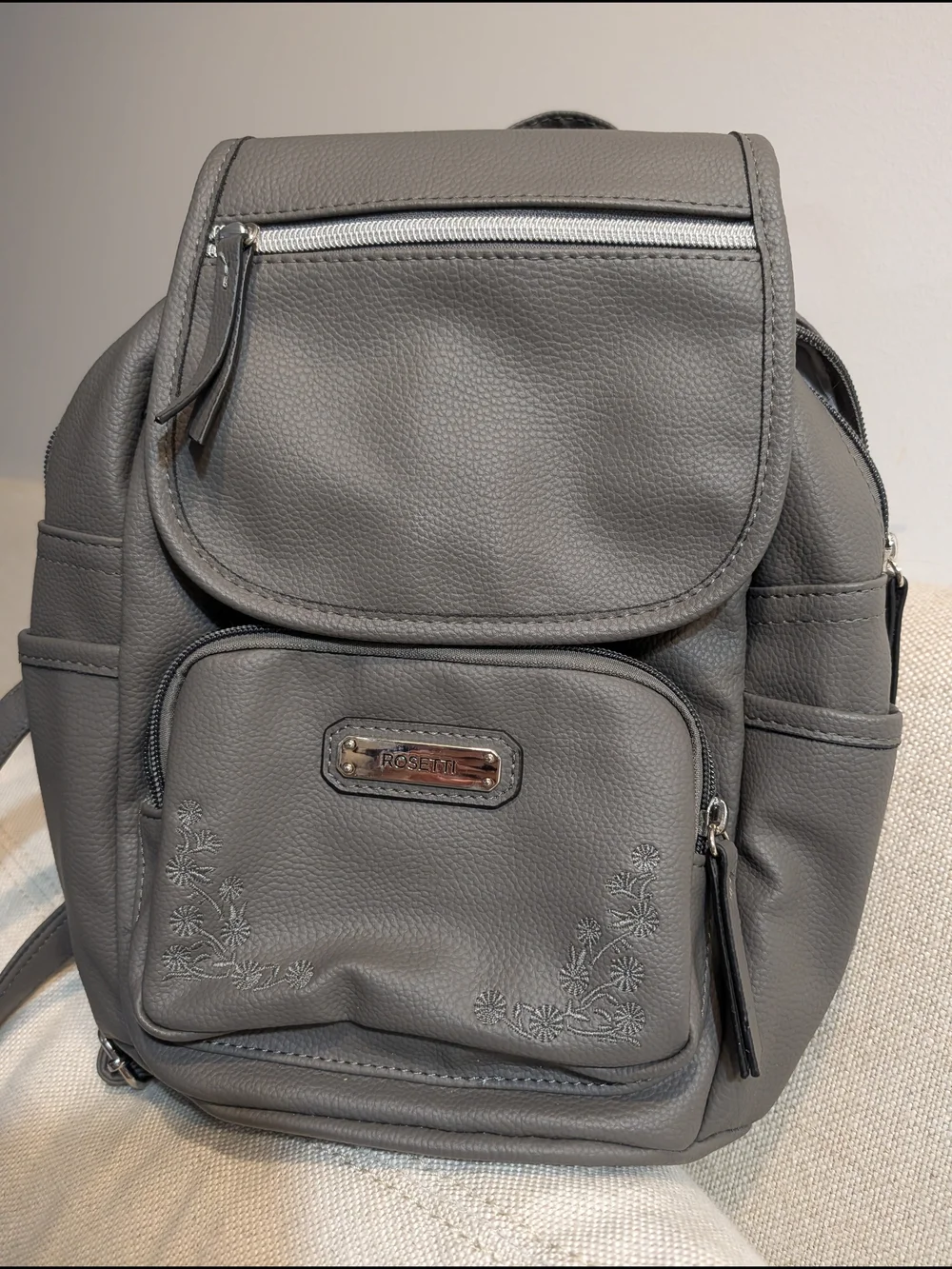 Rosetti Gray Women's Mini Backpack - Gray